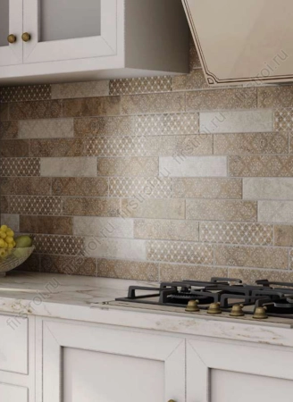 Декор Kerama Marazzi  Брюссель 1 матовый 6х28.5 матовый фото в интернет-магазине Мегастроймаркет