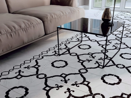 Декор Kerama Marazzi  Фрагонар белый 15х15 глянцевый фото в интернет-магазине Мегастроймаркет