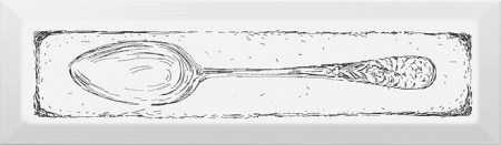 Декор Kerama Marazzi  Spoon чёрный 8.5х28.5 матовый