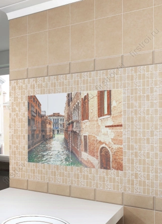 Ступень Kerama Marazzi  фронтальная Золотой пляж темный беж 30х30 матовая фото в интернет-магазине Мегастроймаркет