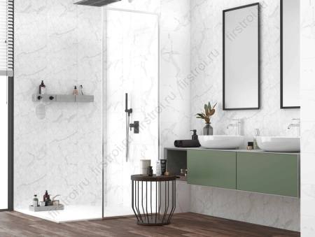 Плитка Creto  Lace белый 25х40 матовая фото в интернет-магазине Мегастроймаркет