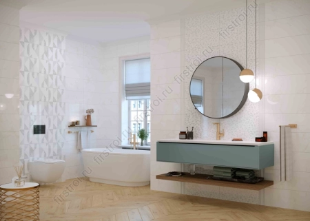 Керамогранит Creto  Forza Calacatta white PG 01 45х45 матовый фото в интернет-магазине Мегастроймаркет