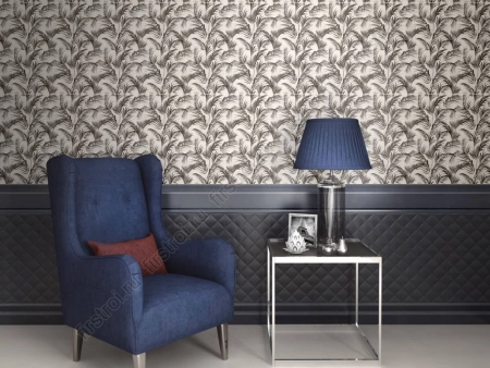 Бордюр Kerama Marazzi  Тропикаль чёрный обрезной 2.5х30 матовый фото в интернет-магазине Мегастроймаркет