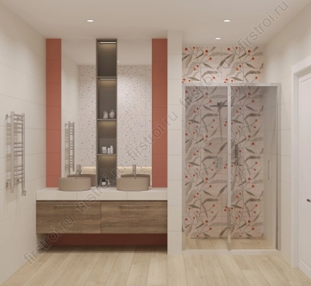 Плитка Creto  Palette Pepper 30х60 матовая фото в интернет-магазине Мегастроймаркет