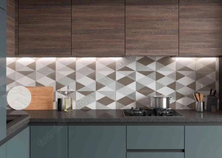 Плитка Creto  Mountain silver 25х50 матовая фото в интернет-магазине Мегастроймаркет