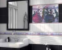 Плитка Kerama Marazzi  Карнавал в Венеции белый волна 20х30 матовая фото в интернет-магазине Мегастроймаркет