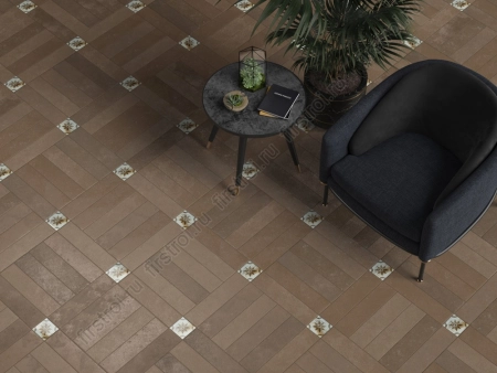 Керамогранит Kerama Marazzi  Довиль коричневый матовый 9.9х40.2 матовый фото в интернет-магазине Мегастроймаркет