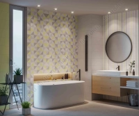 Вставка Creto Flora bloom 20х60 матовый фото в интернет-магазине Мегастроймаркет