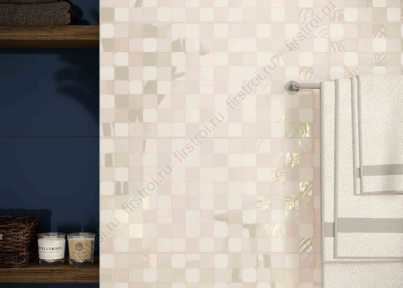 Вставка Creto Mono Jasmine geometry sky 30х60 глянцевый фото в интернет-магазине Мегастроймаркет