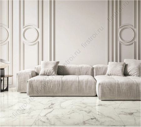 Керамогранит Villeroy&Boch Marble Arch Arctic Gold 7FLPR 2Q 60x120 фото в интернет-магазине Мегастроймаркет