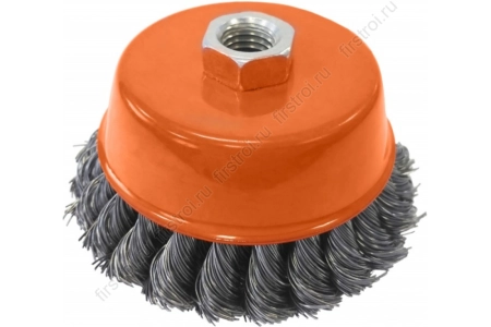 Щетка-крацовка Чашка 75xM14 стальная Pobedit фото в интернет-магазине Мегастроймаркет