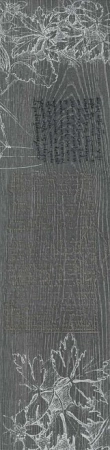 Декор Kerama Marazzi  Абете серый тёмный обрезной 20х80 матовый (DD701100R/D)