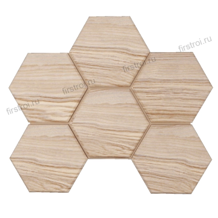 Керамогранит Estima Мозаика SI03 Hexagon 25x28.5x10 Неполированный