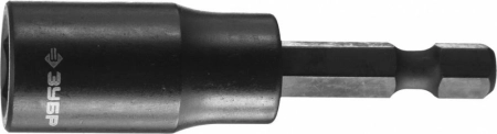 Бита ЗУБР ПРОФИ с торцовой головкой, удлиненная, хвостовик E 1/4", 10мм, 1шт (26377-10)