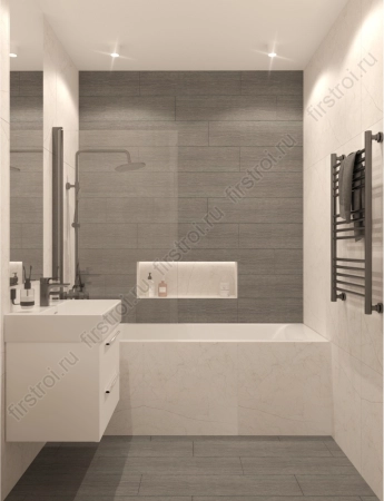 Керамогранит Kerama Marazzi  Абете серый светлый обрезной 20х80 матовый фото в интернет-магазине Мегастроймаркет