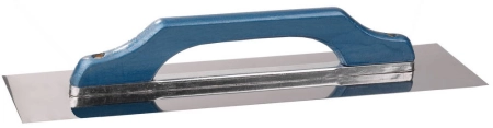 Гладилка STAYER Expert 480 130x480мм 8x8мм Швейцарская нержавеющая с пластиковой ручкой зубчатая