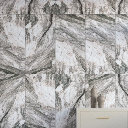 Керамогранит Kerama Marazzi  Ониче серый тёмный лаппатированный 60х119.5 лаппатированный фото в интернет-магазине Мегастроймаркет