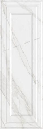 Плитка Kerama Marazzi  Прадо белый панель обрезной 40х120 глянцевая