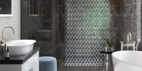 Плитка Kerama Marazzi  Алькала черный 20х50 глянцевая фото в интернет-магазине Мегастроймаркет