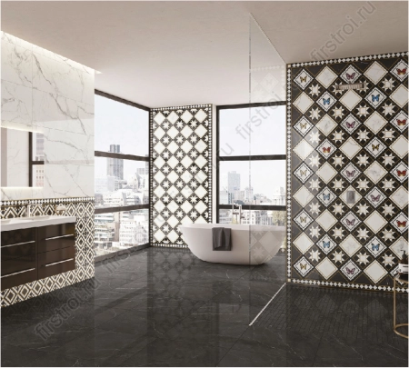Керамогранит Villeroy&Boch Victorian Marble Black 7FLPR 60x60 фото в интернет-магазине Мегастроймаркет Керамогранит Villeroy&Boch Victorian Marble Black 7FLPR 60x60 фото в интернет-магазине Мегастроймаркет
