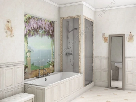 Декор Kerama Marazzi Панно Лаурито 160х150 матовый фото в интернет-магазине Мегастроймаркет