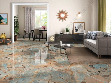 Керамогранит Creto  Antique Onyx Grey 80х160 глянцевый фото в интернет-магазине Мегастроймаркет