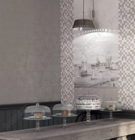 Декор Kerama Marazzi Панно Город на воде SPb панно (3 части) 75х75 матовый фото в интернет-магазине Мегастроймаркет