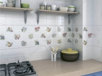 Декор Kerama Marazzi  Оранжерея Нарциссы 9.9х9.9 глянцевый фото в интернет-магазине Мегастроймаркет