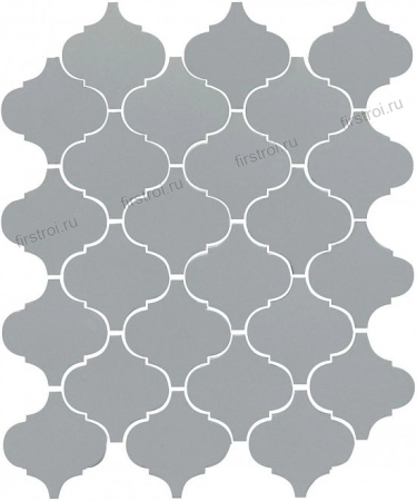 Плитка Kerama Marazzi  Арабески глянцевый серый 26х30 глянцевая