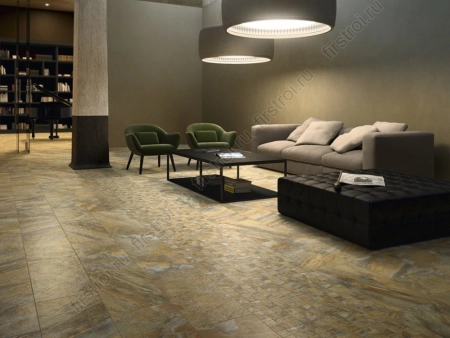 Керамогранит Italon  Манетик Раст Голд 30х30 фото в интернет-магазине Мегастроймаркет