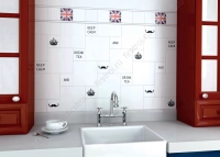 Декор Kerama Marazzi  Итон Усы 9.9х9.9 матовый фото в интернет-магазине Мегастроймаркет
