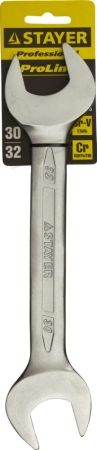 Рожковый гаечный ключ 30x32мм STAYER (27035-30-32)