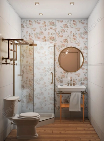 Декор Kerama Marazzi  Монфорте Роза обрезной 40х120 матовый фото в интернет-магазине Мегастроймаркет