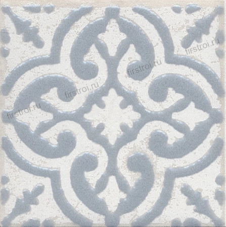Вставка Kerama Marazzi Амальфи орнамент серый 9.8х9.8 матовый (STG/C408/1270H)