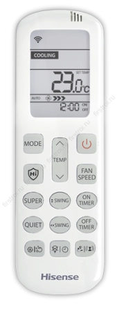 Сплит-система HISENSE ZOOM DC Inverter AS-07UW4RYRKB00G / AS-07UW4RYRKB00W фото в интернет-магазине Мегастроймаркет