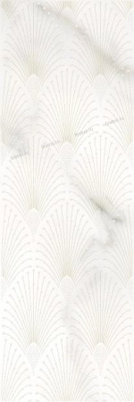 Вставка Meissen Gatsby белый 25x75