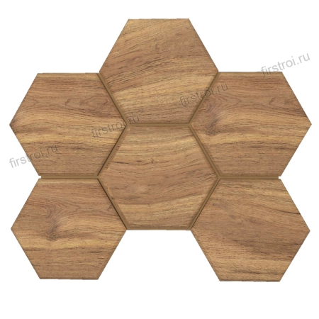 Керамогранит Estima Мозаика SI02 Hexagon 25x28.5x10 Неполированный