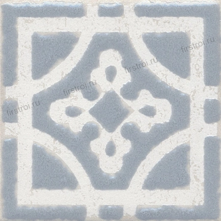 Вставка Kerama Marazzi Амальфи орнамент серый 9.8х9.8 матовый (STG/C406/1270H)