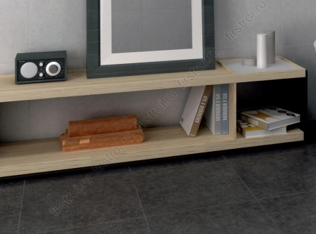 Керамогранит Kerama Marazzi  Сенат черный обрезной 42х42 неполированный фото в интернет-магазине Мегастроймаркет