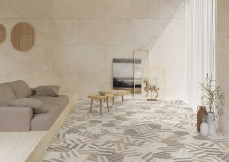 Керамогранит Vitra Stone-X Белый Матовый R10A Ректификат 60x60 фото в интернет-магазине Мегастроймаркет