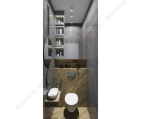 Плитка Creto  Porto Grey W M 25x75 NR Glossy 1 глянцевая фото в интернет-магазине Мегастроймаркет