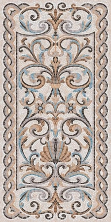 Керамогранит Kerama Marazzi  Мозаика беж декорированный лаппатированный 119.5х238.5 полированный