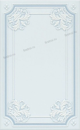 Декор Kerama Marazzi  Петергоф голубой 25х40 матовый (STG/B560/6305)