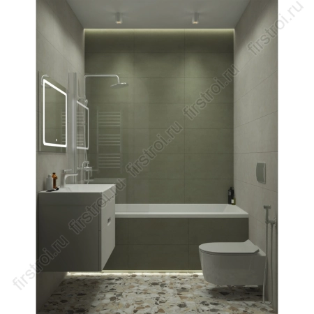 Керамогранит Vitra Beton-X Светлый Лаппато Ректификат 30x60 фото в интернет-магазине Мегастроймаркет