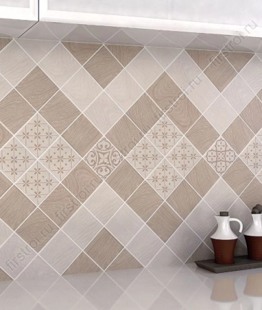 Плитка Kerama Marazzi  Нола беж 9.9x9.9 матовая фото в интернет-магазине Мегастроймаркет