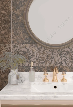 Плитка Creto  Disegno 25х50 глянцевая фото в интернет-магазине Мегастроймаркет