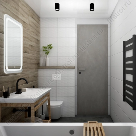 Керамогранит Creto  Laminat коричневый 19.8х119.8 матовый фото в интернет-магазине Мегастроймаркет