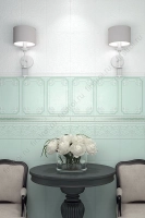 Декор Kerama Marazzi  Петергоф белый 25х40 матовый (STG/A560/6304) фото в интернет-магазине Мегастроймаркет