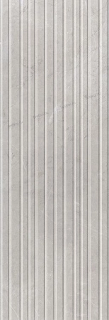 Плитка Kerama Marazzi  Низида серый светлый структура обрезной 25х75 глянцевая (12095R N)