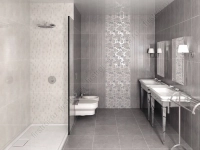 Плитка Kerama Marazzi  Низида серый обрезной 25х75 глянцевая (12088R N) фото в интернет-магазине Мегастроймаркет